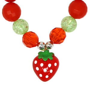 Strawberry Pop Bracelet - Pink Poppy