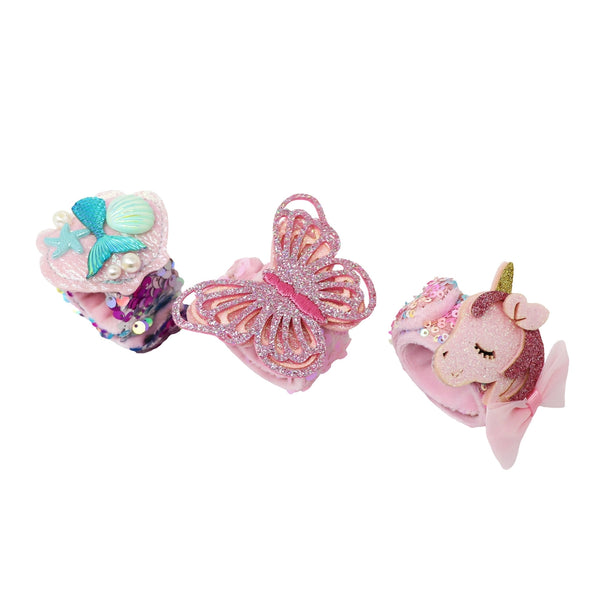 Sparkle Slap Bands - Pink Poppy