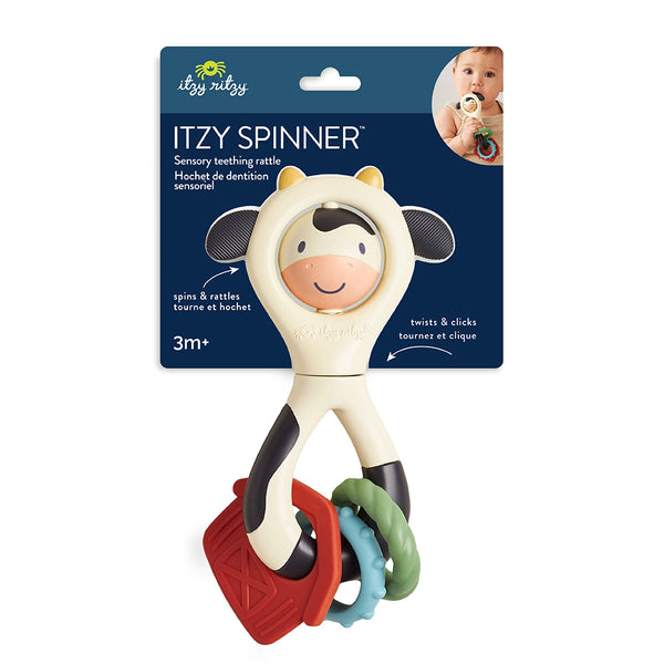 Sensory Teething Rattle - Carmen the Cow - Itzy Ritzy