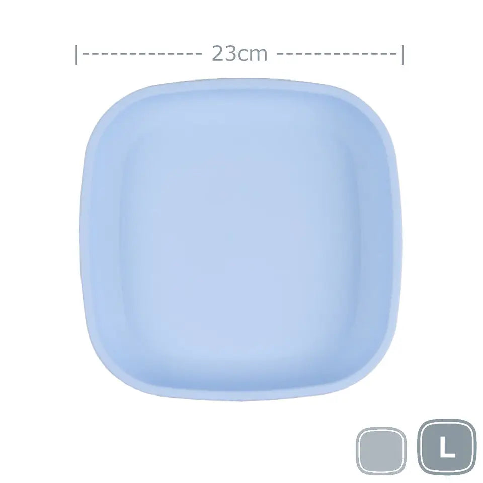 Large Flat Plate - Ice Blue - RePlay