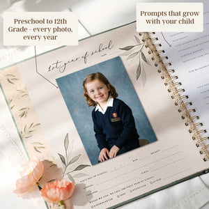 Evergreen - School Memory Book (Emerald) - Peachly