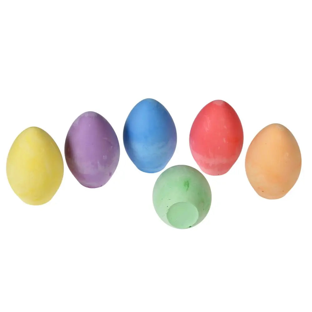 Six Coloured Chalk Eggs - Rex London
