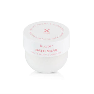 300gm Bath Soak Boxed - White Peony & Cashmere - Huxter