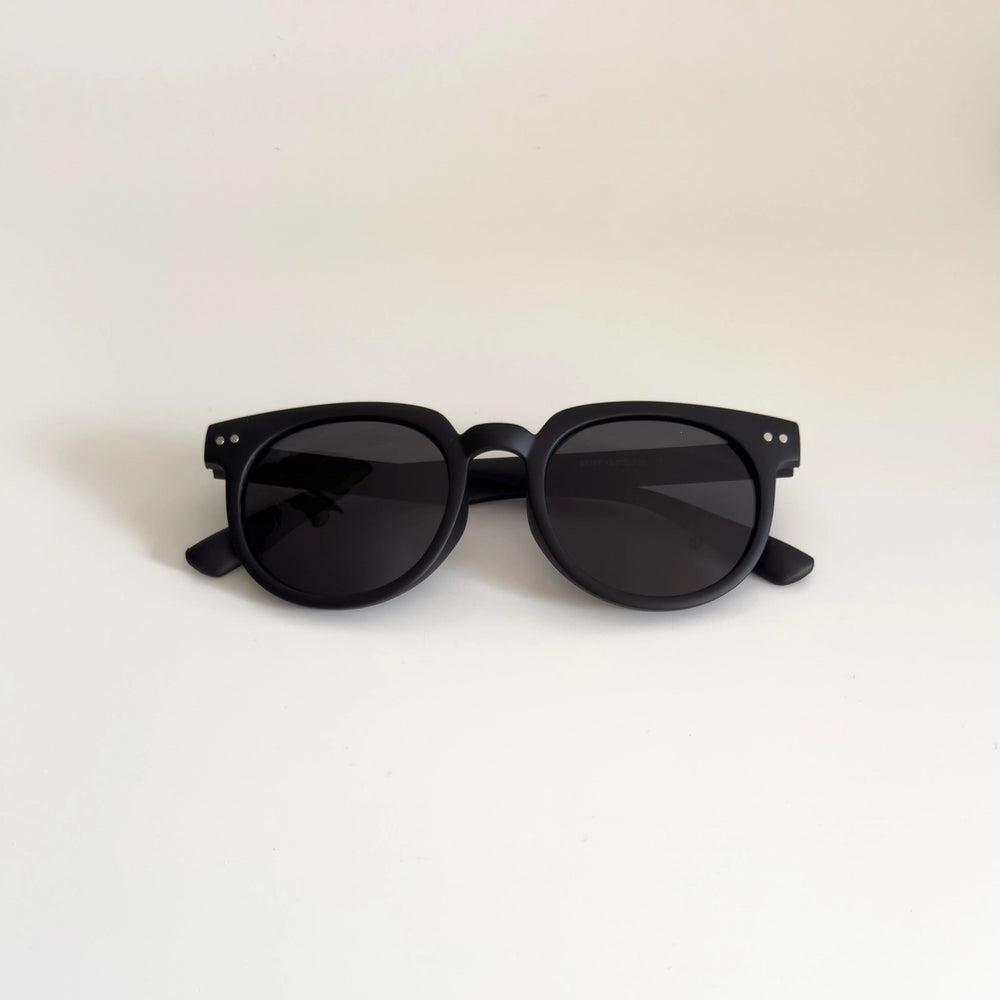 Neo Shades - Polarised Kids Sunglasses - Matte Black - BukiBaby Sunglasses