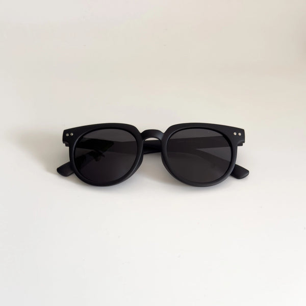Neo Shades - Polarised Kids Sunglasses - Matte Black - BukiBaby Sunglasses