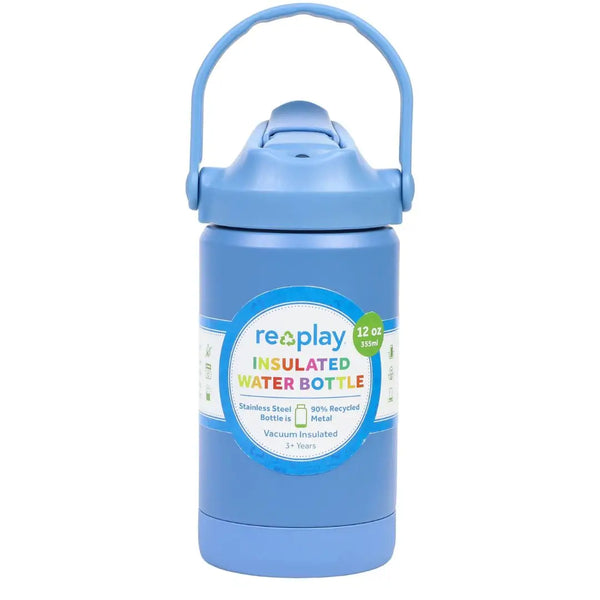 Re-Play 355ml Insulated Water Bottle - Denim