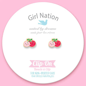 Clip On Cutie Earrings - I Cherry-Ish You - Girl Nation