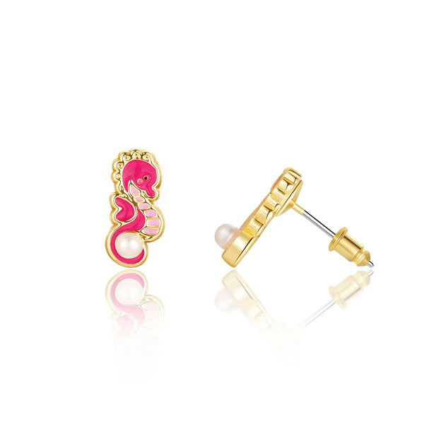 Seahorse Cutie Stud Earrings - Girl Nation