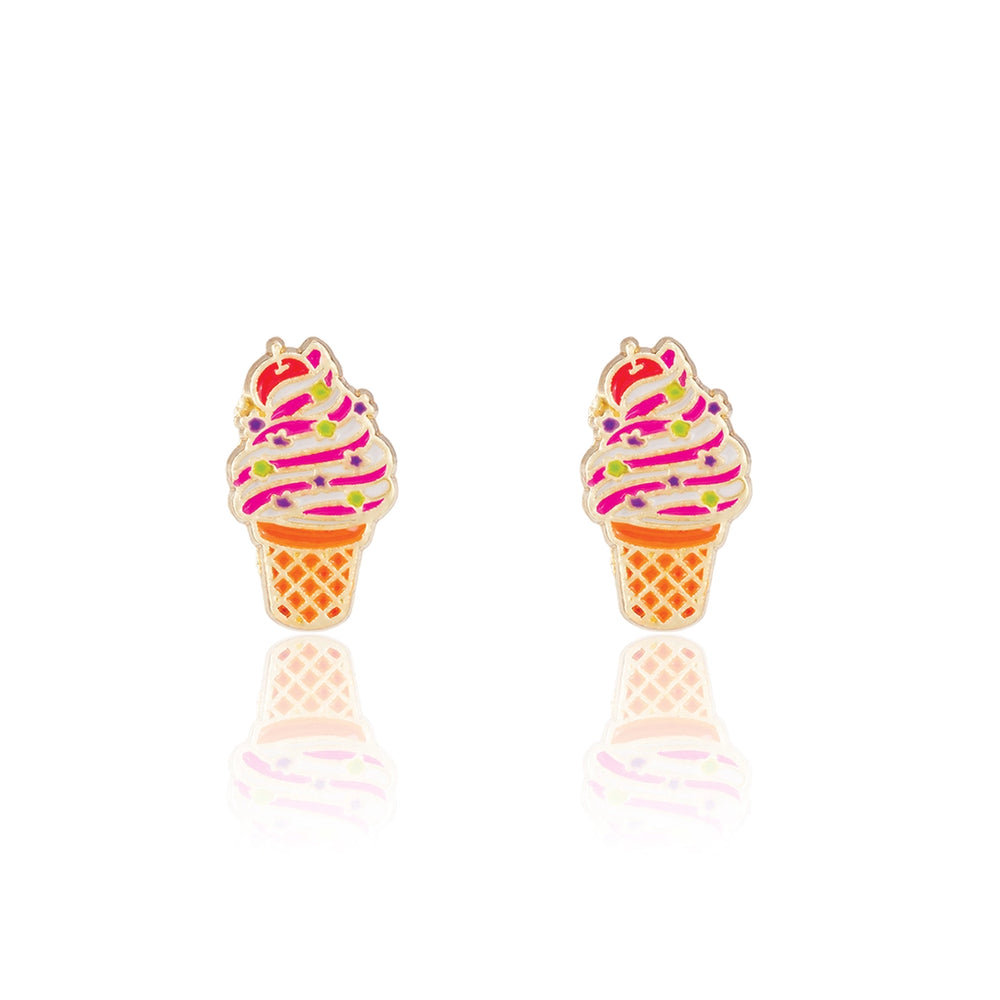 Soft Serve Swirl Cutie Stud Earrings - Girl Nation DISCOUNTED