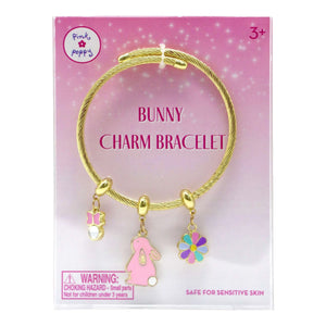 Easter Charm Bracelet - Pink Poppy - DISCOUNTED