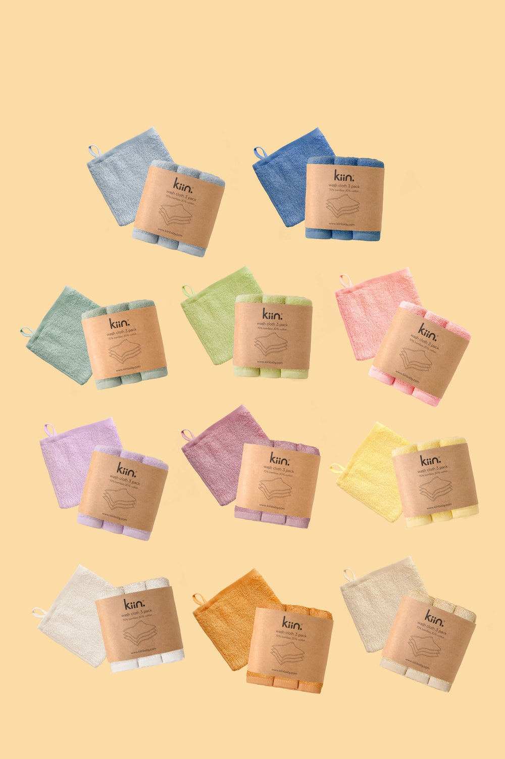 Wash Cloth - Buttercup - Kiin