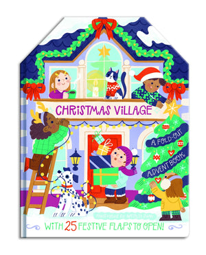 Christmas Village - A Fold-Out Advent Book - Kids Book