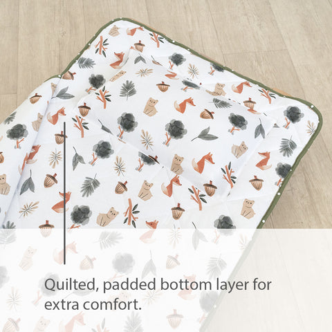 Deluxe Childcare Nap Mat - Forest Retreat - Living Textiles