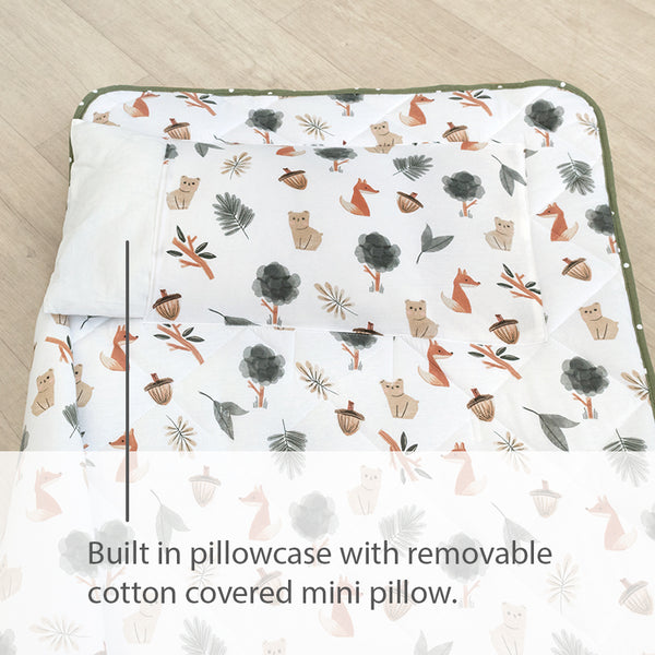 Deluxe Childcare Nap Mat - Forest Retreat - Living Textiles