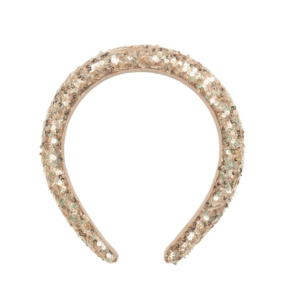 Gold Sequin Padded Headband - Rockahula Kids