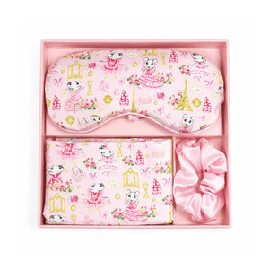 Claris Sleeping Mask & Pillow Set - Pink Poppy