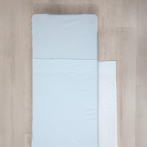 Stacking Bed Sheet Blue Dots - Living Textiles
