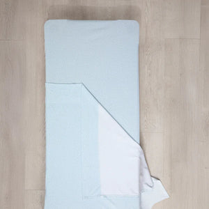 Stacking Bed Sheet Blue Dots - Living Textiles