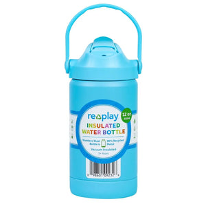 Re-Play 355ml Insulated Water Bottle -Pool Blue