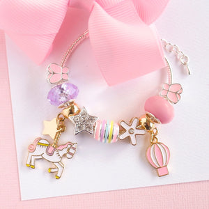 Unicorn Carousel Charm Bracelet - Lauren Hinkley