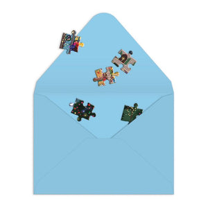 Winter Lights Greeting Card Puzzle - IS GIFT