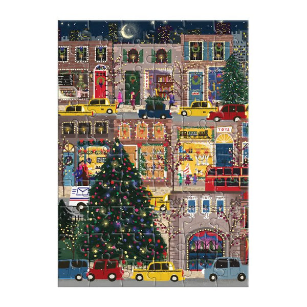 Winter Lights Greeting Card Puzzle - IS GIFT