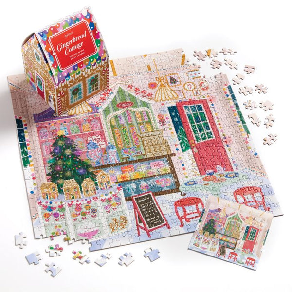 Gingerbread Cottage 500pc Puzzle - IS GIFT