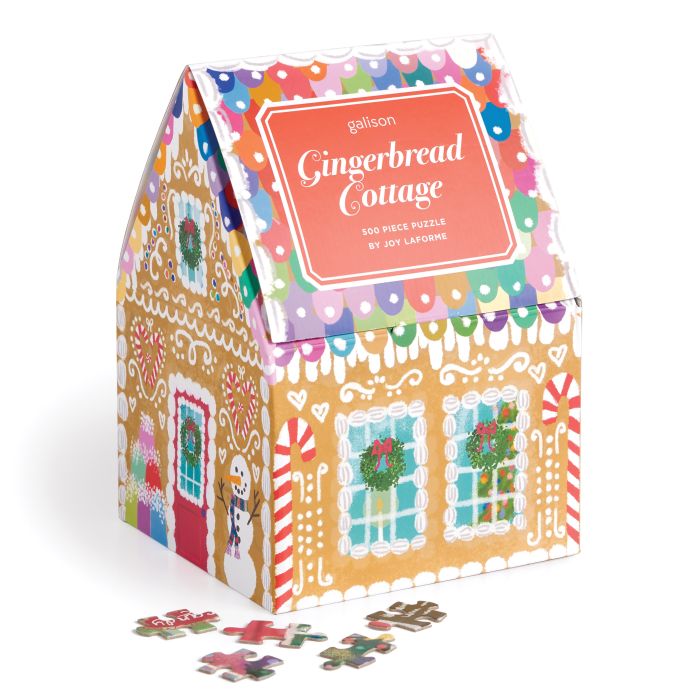 Gingerbread Cottage 500pc Puzzle - IS GIFT