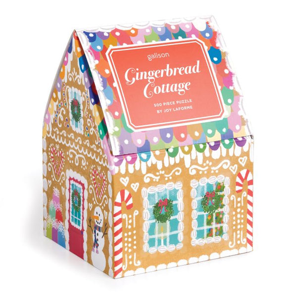 Gingerbread Cottage 500pc Puzzle - IS GIFT