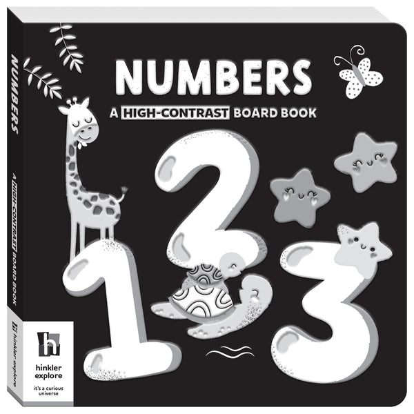 Numbers A High-Contrast Board Book - Kids Book