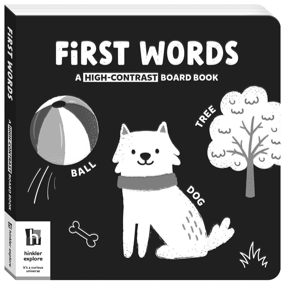 First Words A High-Contrast Board Book - Kids Book