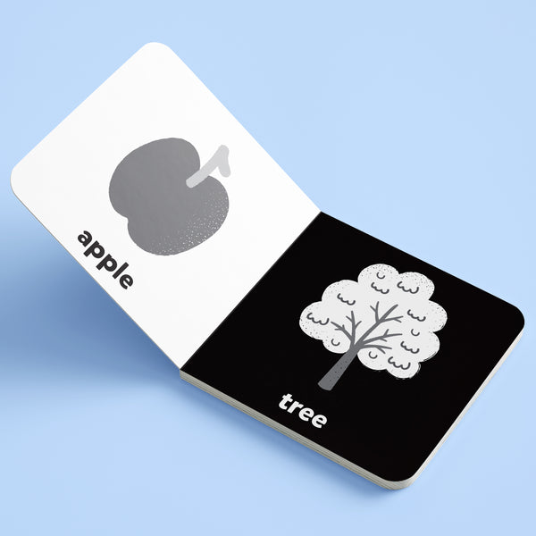 First Words A High-Contrast Board Book - Kids Book