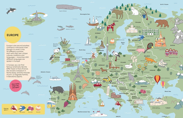 Spot It! World Atlas A Look-and-Find Book - Kids Book