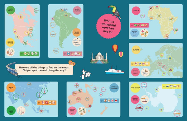Spot It! World Atlas A Look-and-Find Book - Kids Book