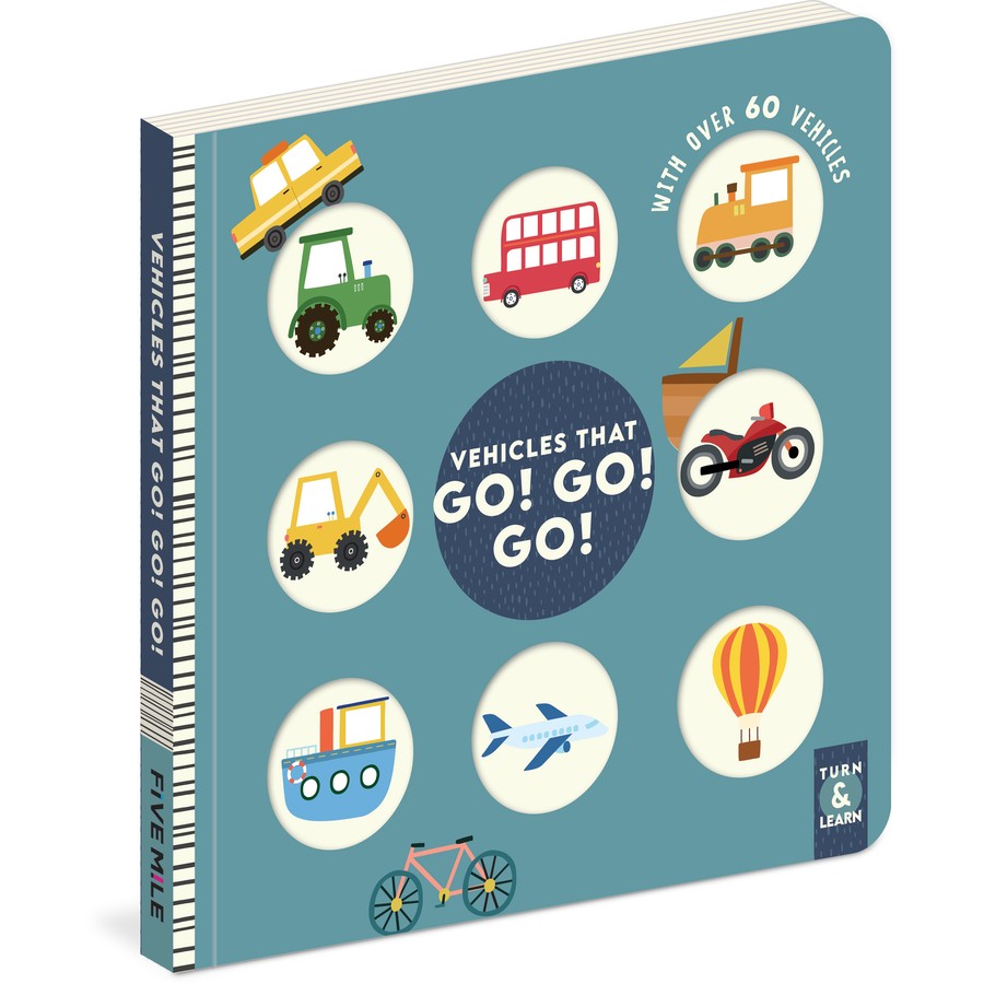 Turn and Learn: Vehicles that Go! Go! Go! - Kids Book - Hardie Grant