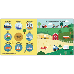 Turn and Learn: Vehicles that Go! Go! Go! - Kids Book - Hardie Grant