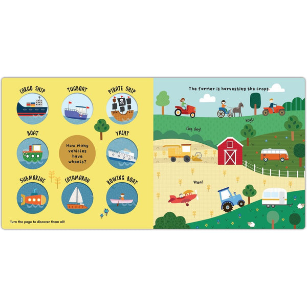 Turn and Learn: Vehicles that Go! Go! Go! - Kids Book - Hardie Grant