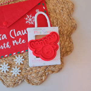 Eco Playdough Stamp | Christmas | Rudolph - Play Sense