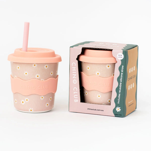 Pink Daisy Keep Cup 8 oz - Chino Club