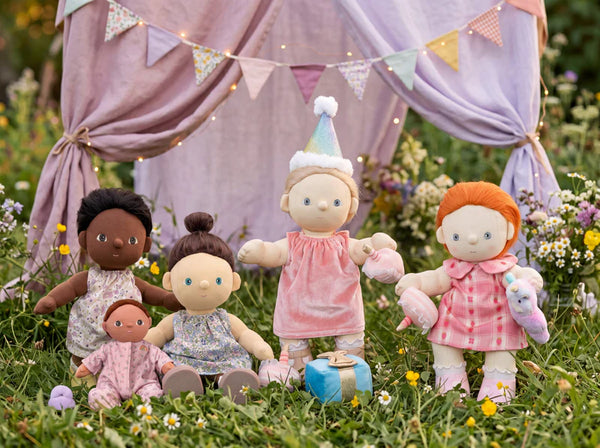 Dinkum Rosette Dress - Dinkum Dolls