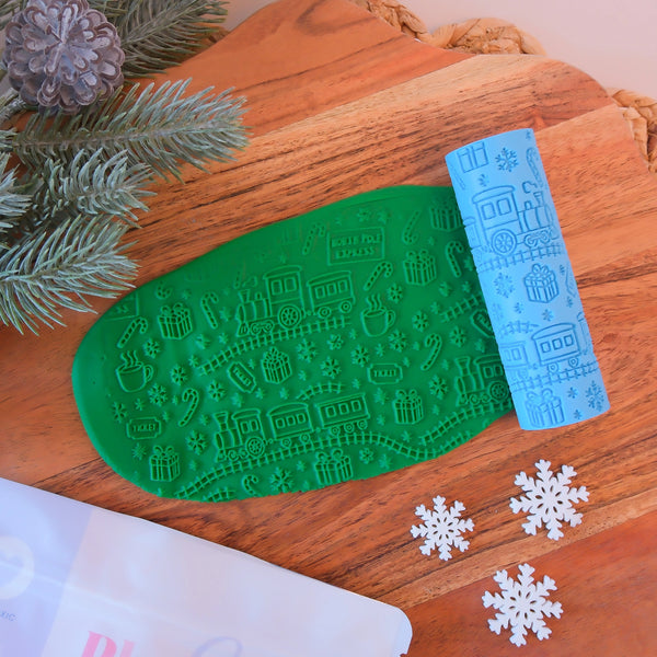 Eco Textured Roller | North Pole Express - Play Sense