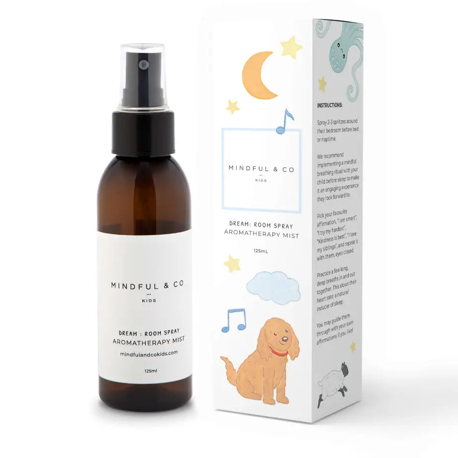 Kids Sleep Aromatherapy Spray – Dream Bedtime Mist - Mindful & Co Kids