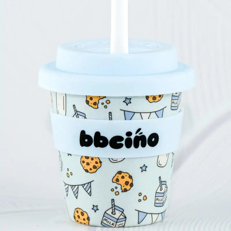 Tough Cookie in Blue Babycino Cup - 120ml (Straw Included) BBCINO