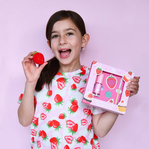 Strawberry Cupcake Natural Makeup Gift Set - No Nasties