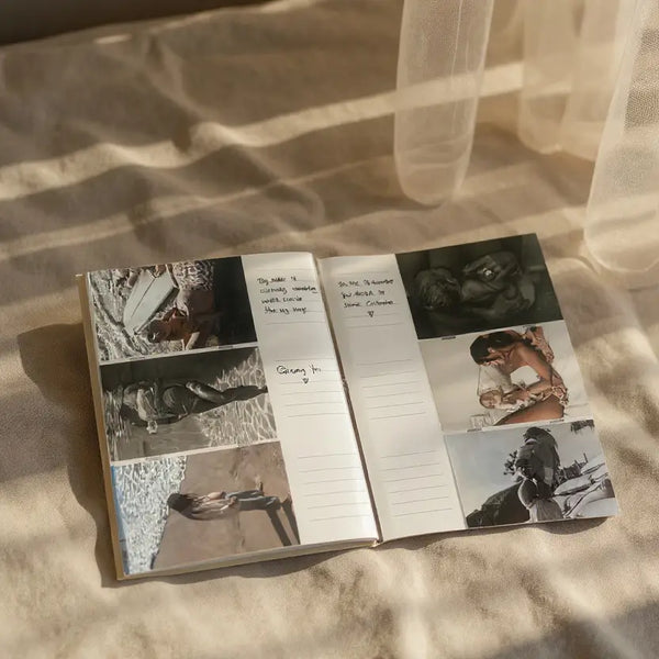 Tiny Steps | Baby Linen Photo Album - Axel & Ash