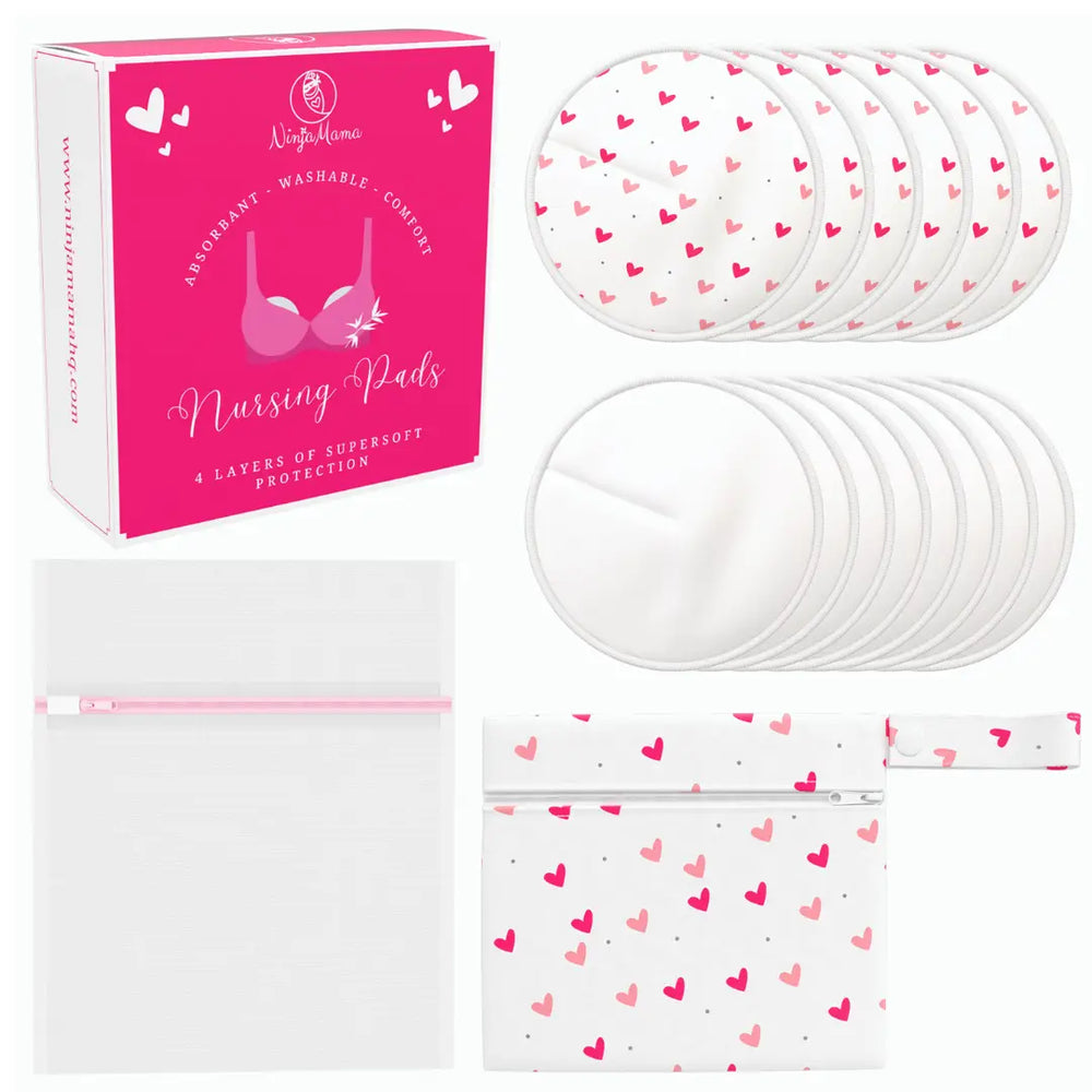 Organic Bamboo Nursing Pads Set - Ninja Mama