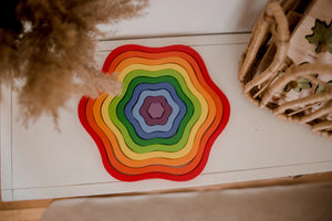 Rainbow Flowers Puzzle - Q Toys