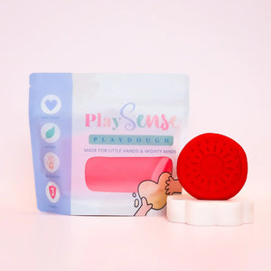 Playdough - Bright Red - Cherry Scented - Play Sense