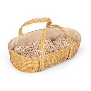 Doll Weaved Moses Basket, 50 cm - Sassi