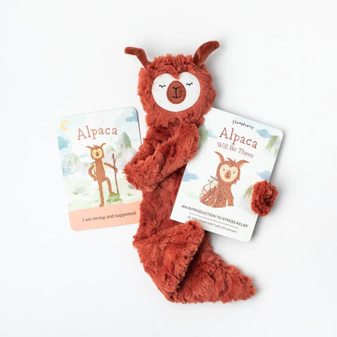 Alpaca Snuggler Set - Comforter + Book - Slumberkins